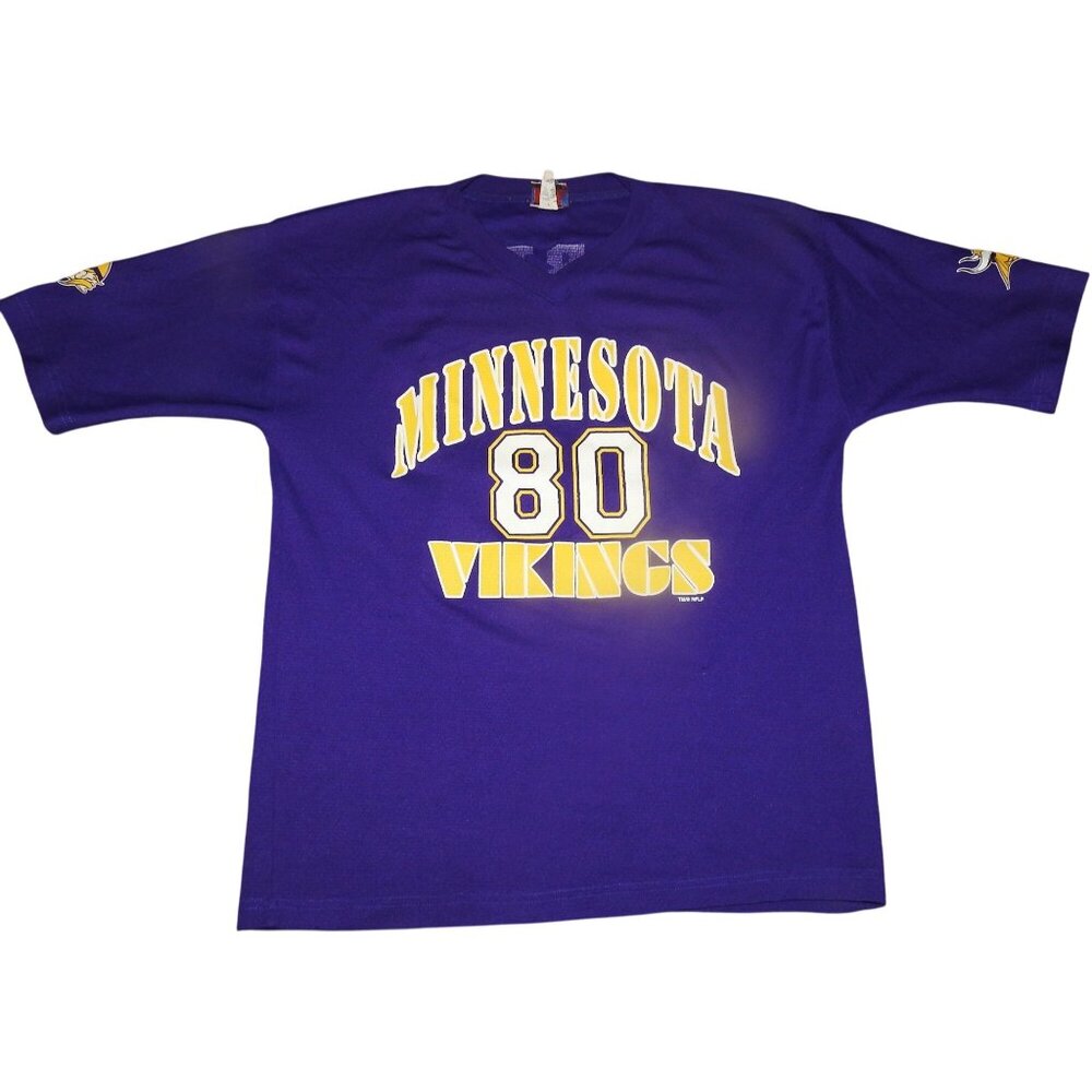 Vintage 2000s Minnesota Vikings Cris Carter Sport Attack Jersey Size Large